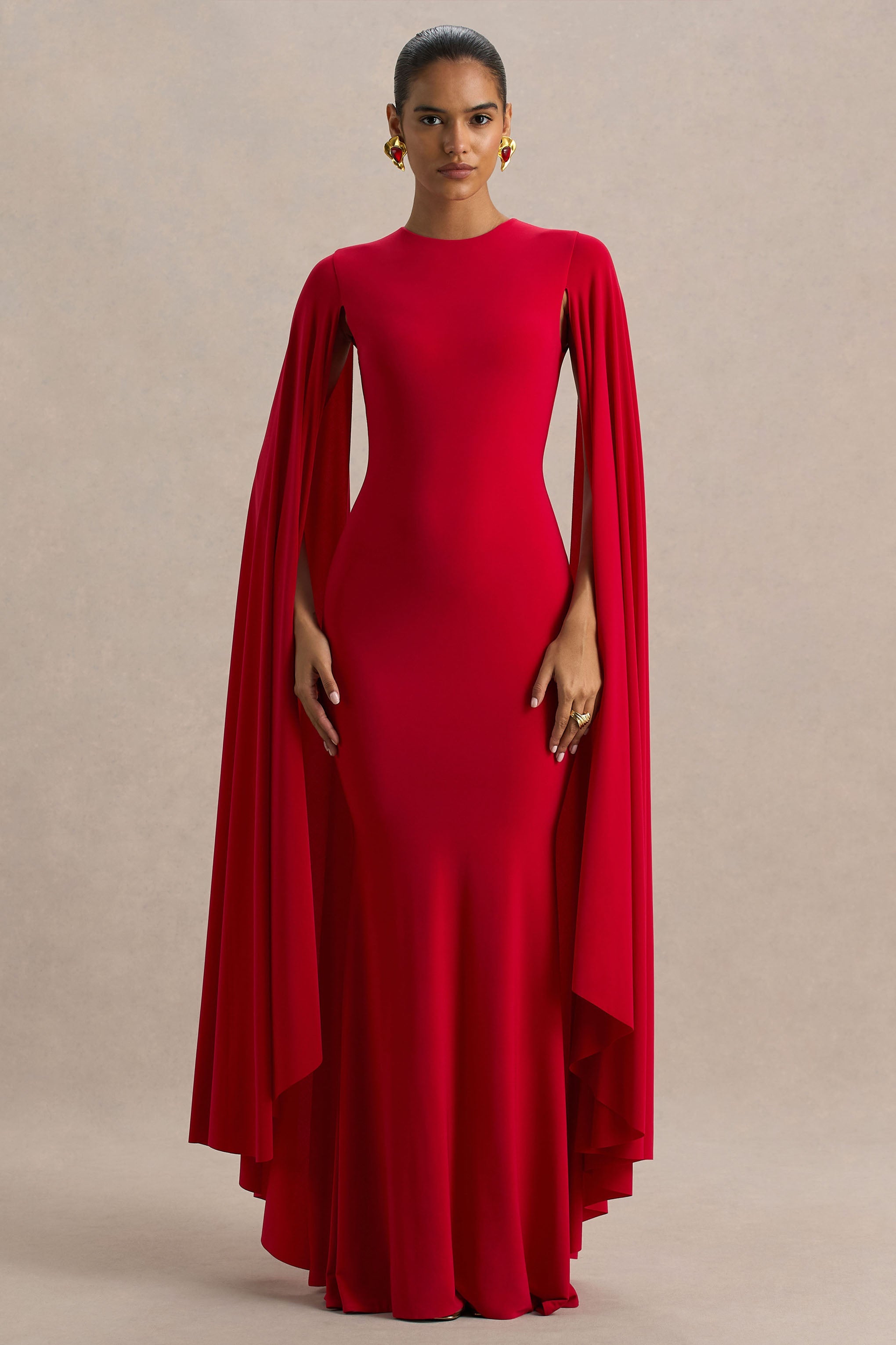 Briony | Kap Kol Maxi Elbise
