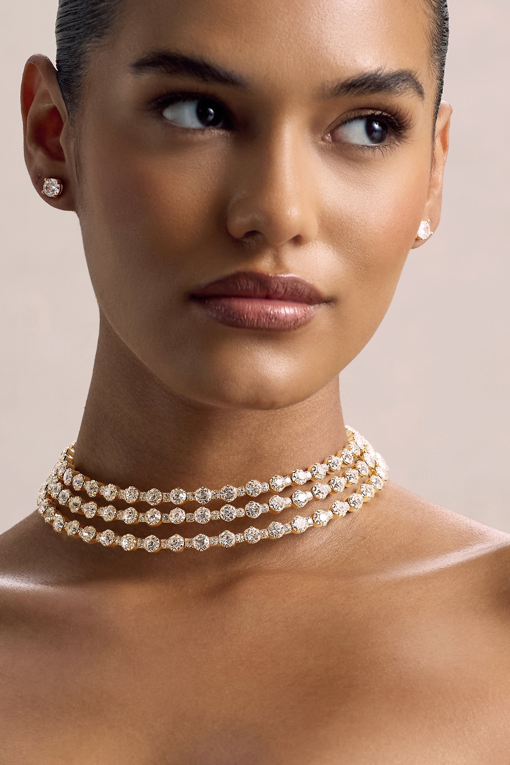 Canlı | Altın Diamante Kolye