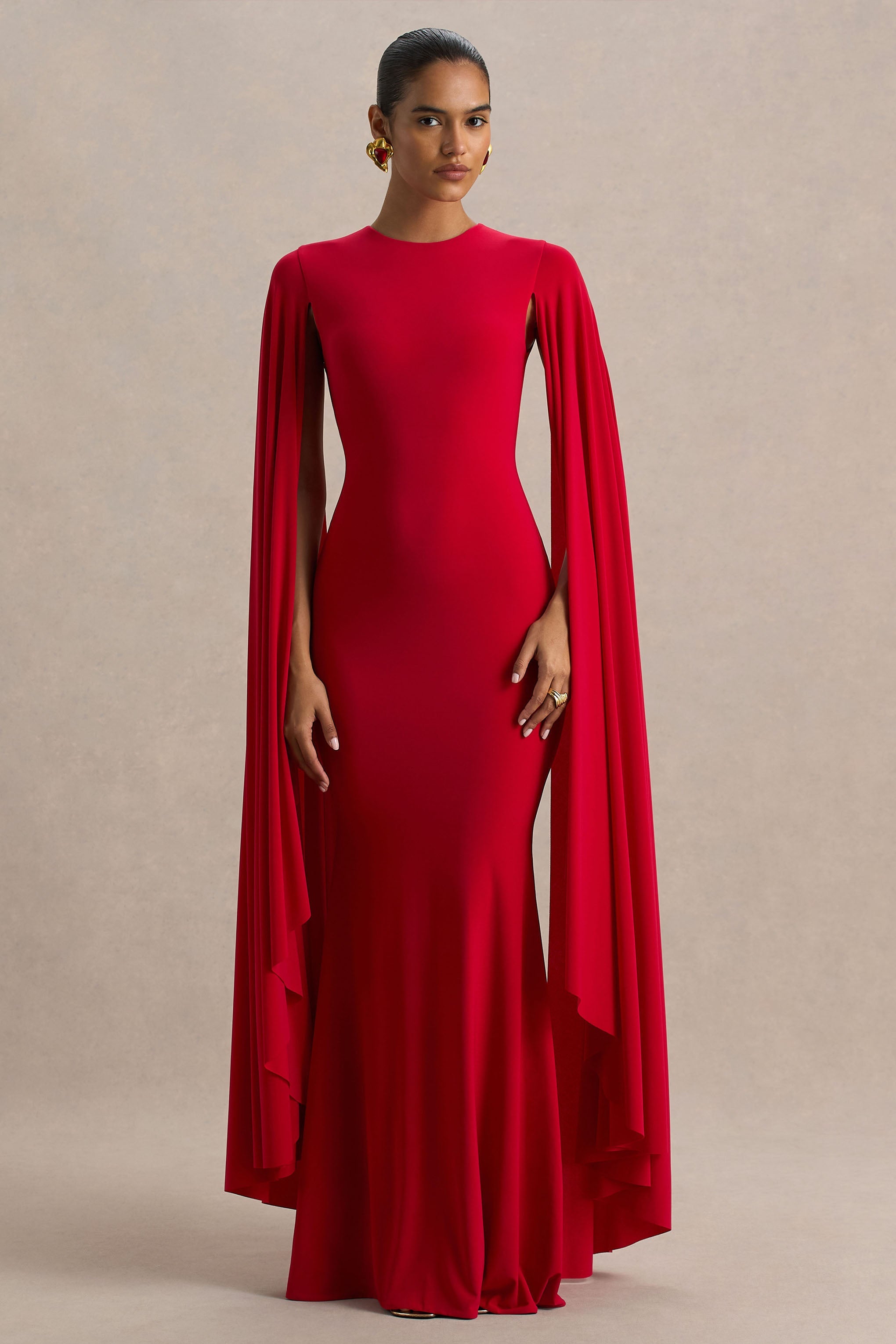 Briony | Kap Kol Maxi Elbise