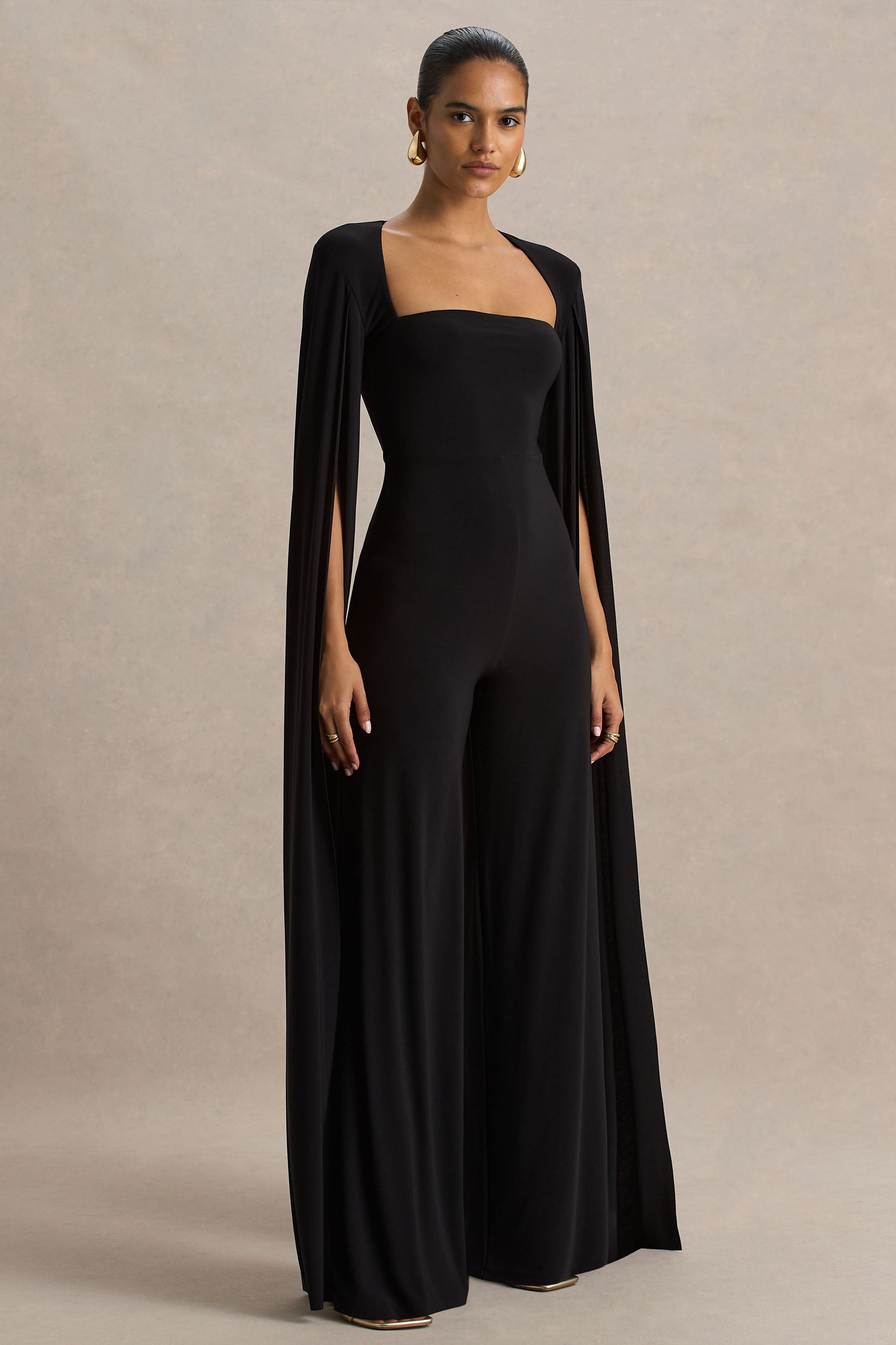 Zara | Kırmızı Kare Yaka Kelebek Kollu Tulum