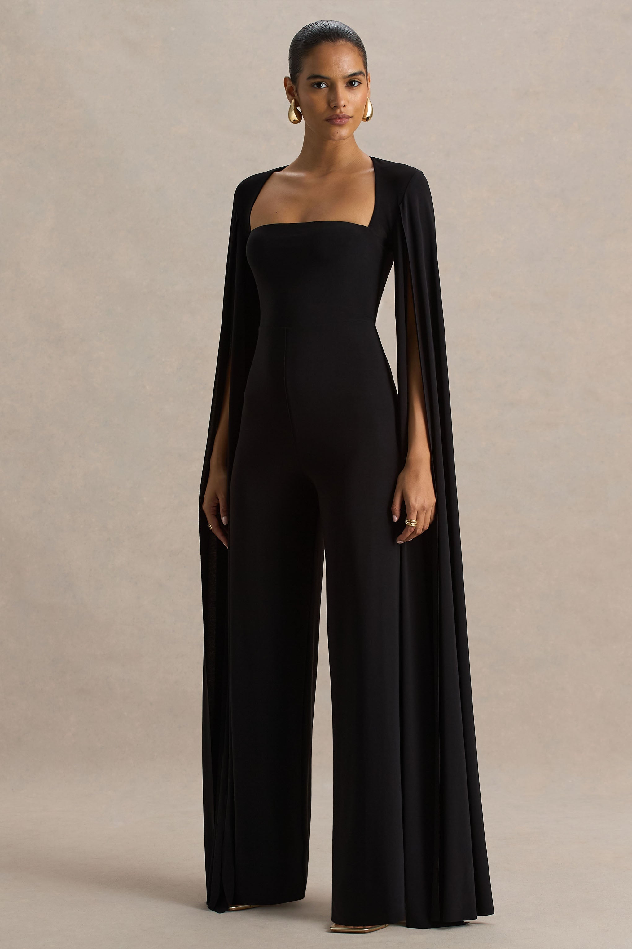 Zara | Kırmızı Kare Yaka Kelebek Kollu Tulum