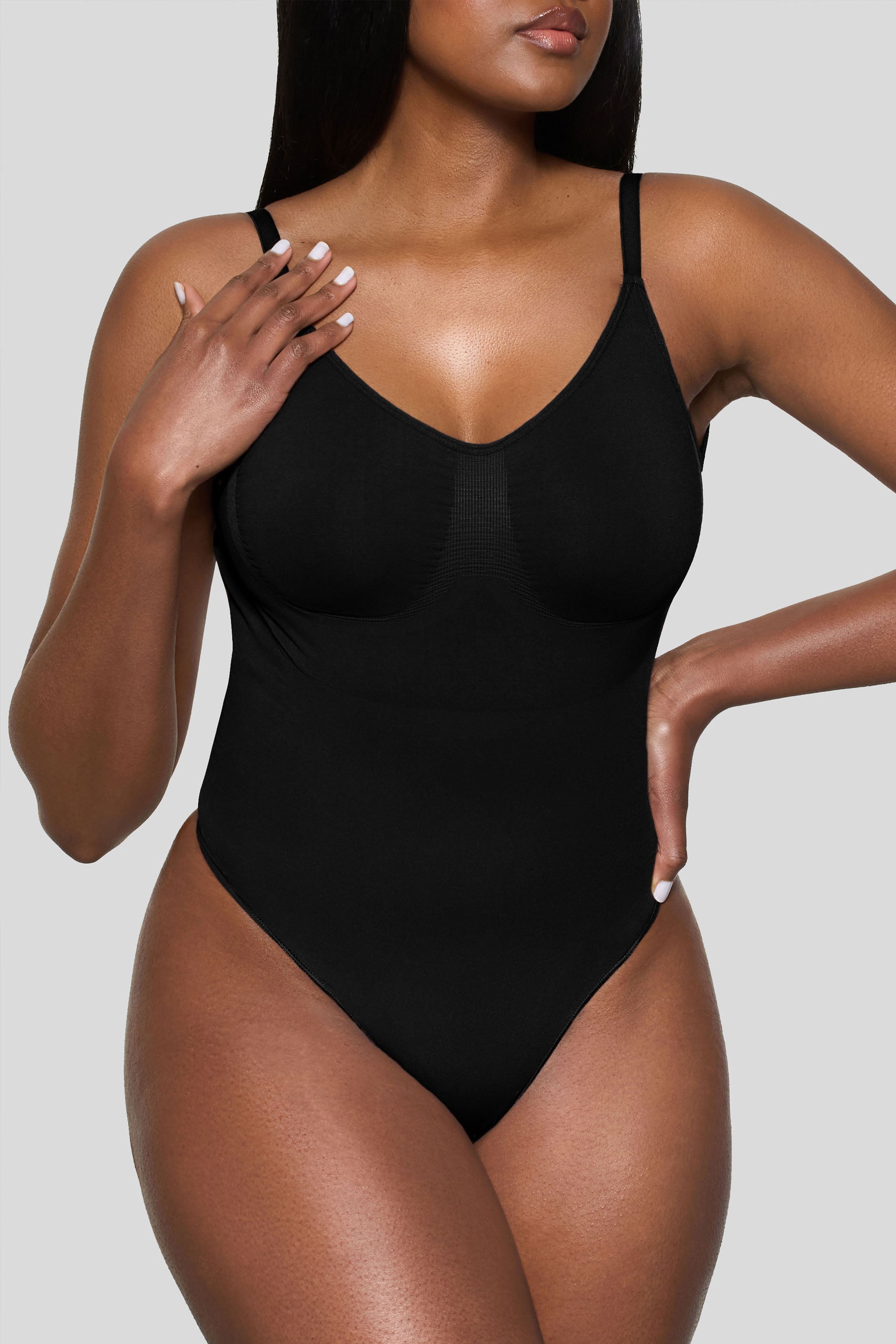 BOOMBA | Siyah Bodysuit Tanga Şekillendirici