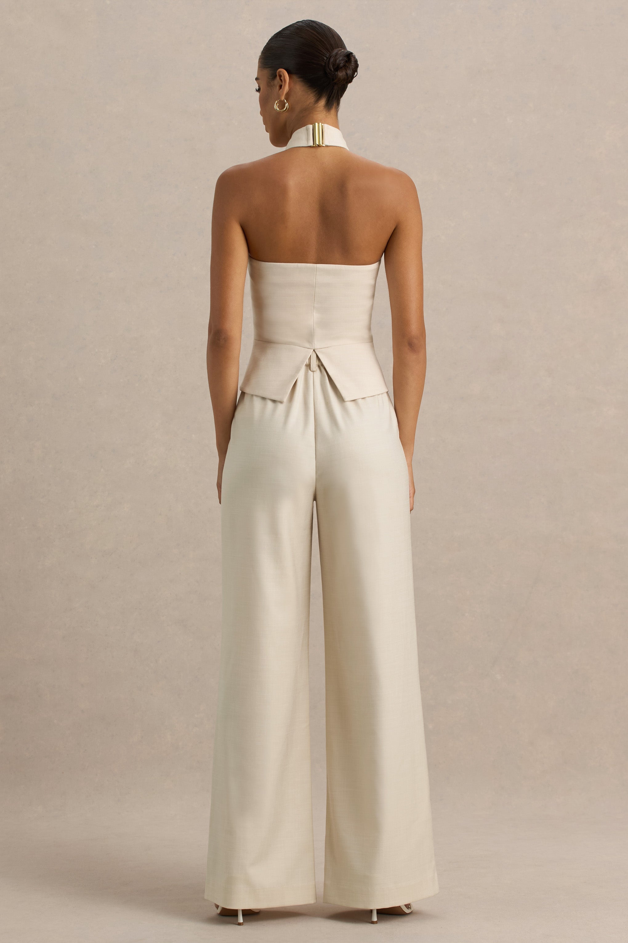 Bellarose | Nude Geniş Paça Pantolon