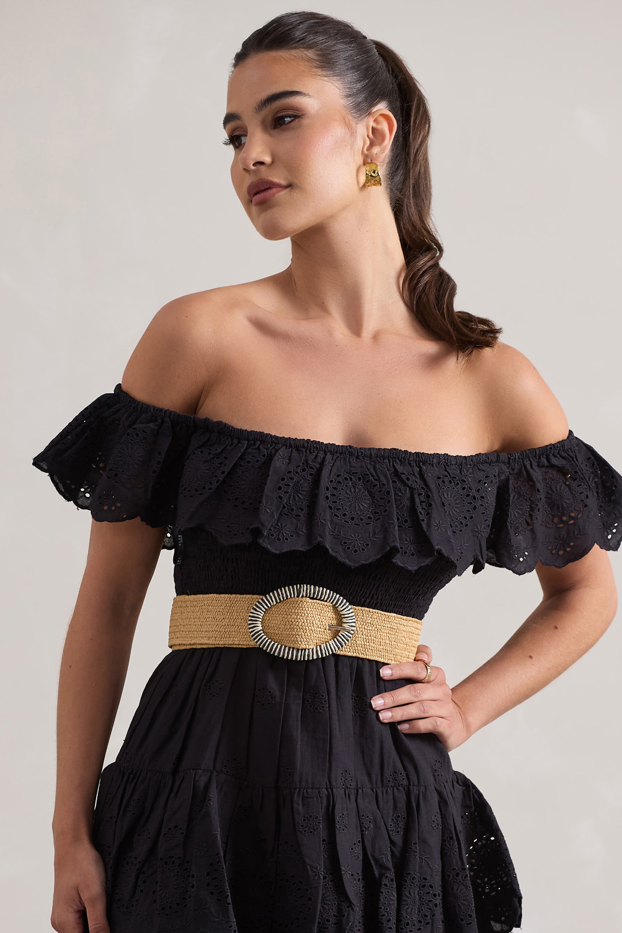 Campora | Bej Doğal Dokuma Kemer