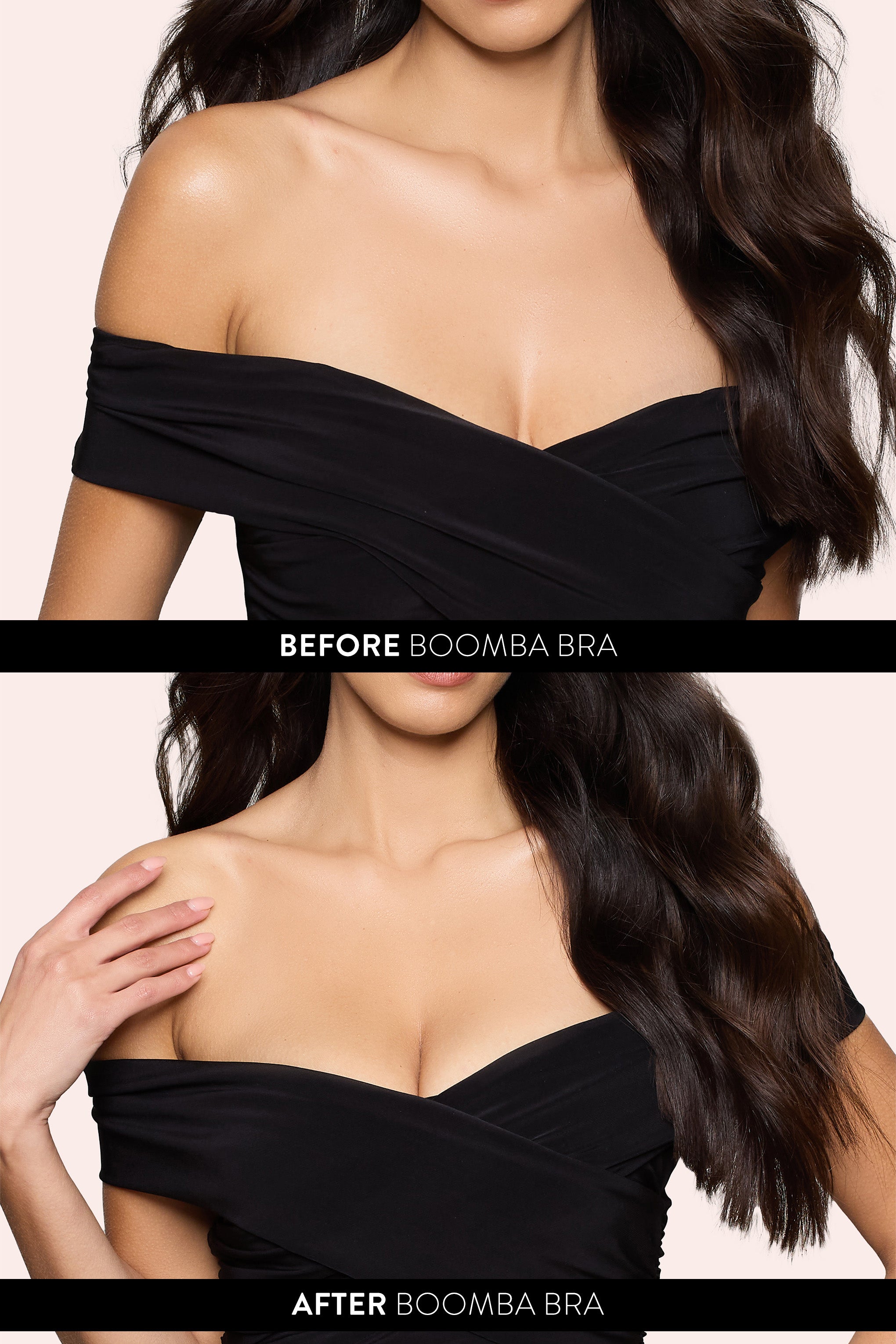 Invisibra | Boomba Bej Görünmez Yapışkan Sütyen