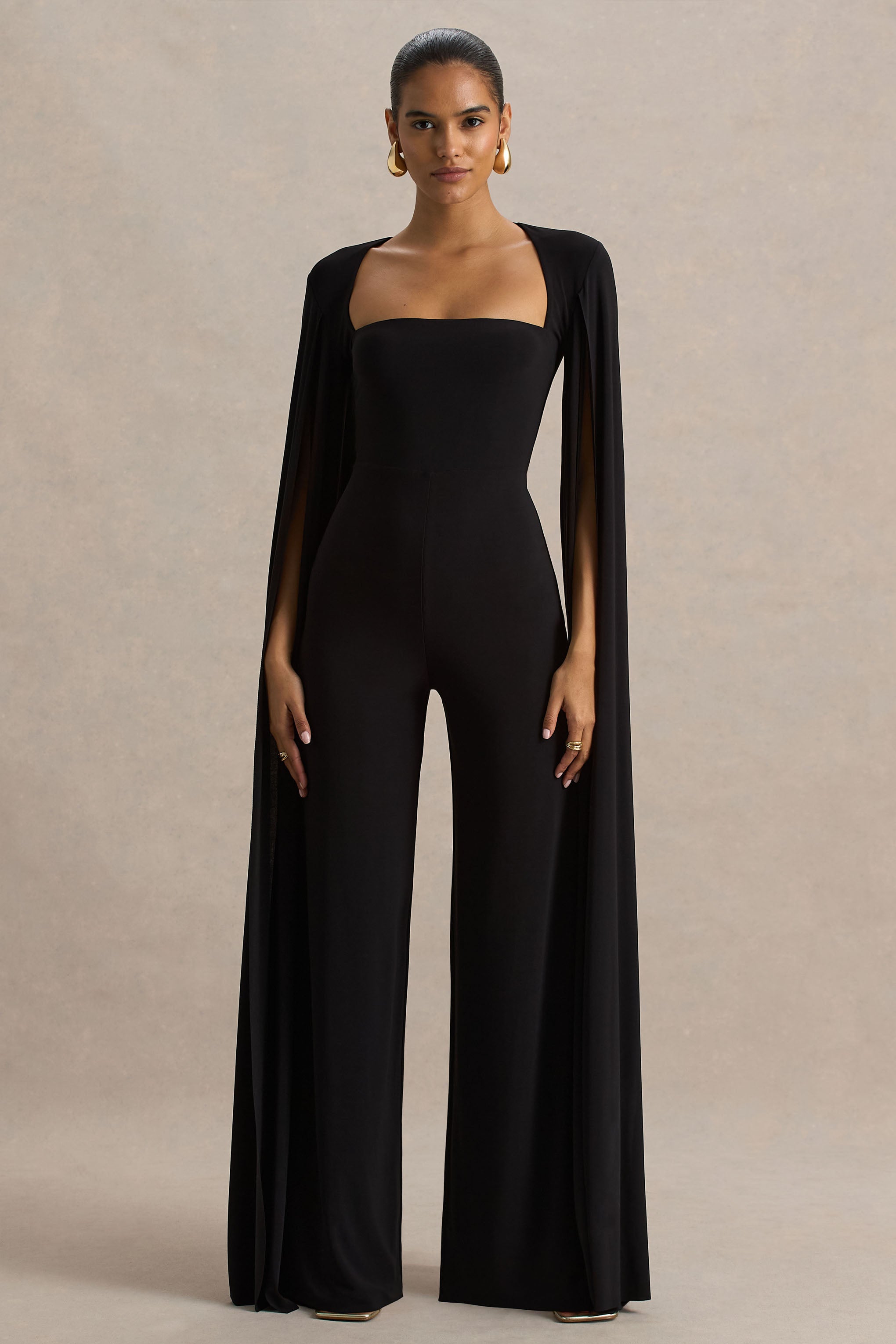 Zara | Kırmızı Kare Yaka Kelebek Kollu Tulum