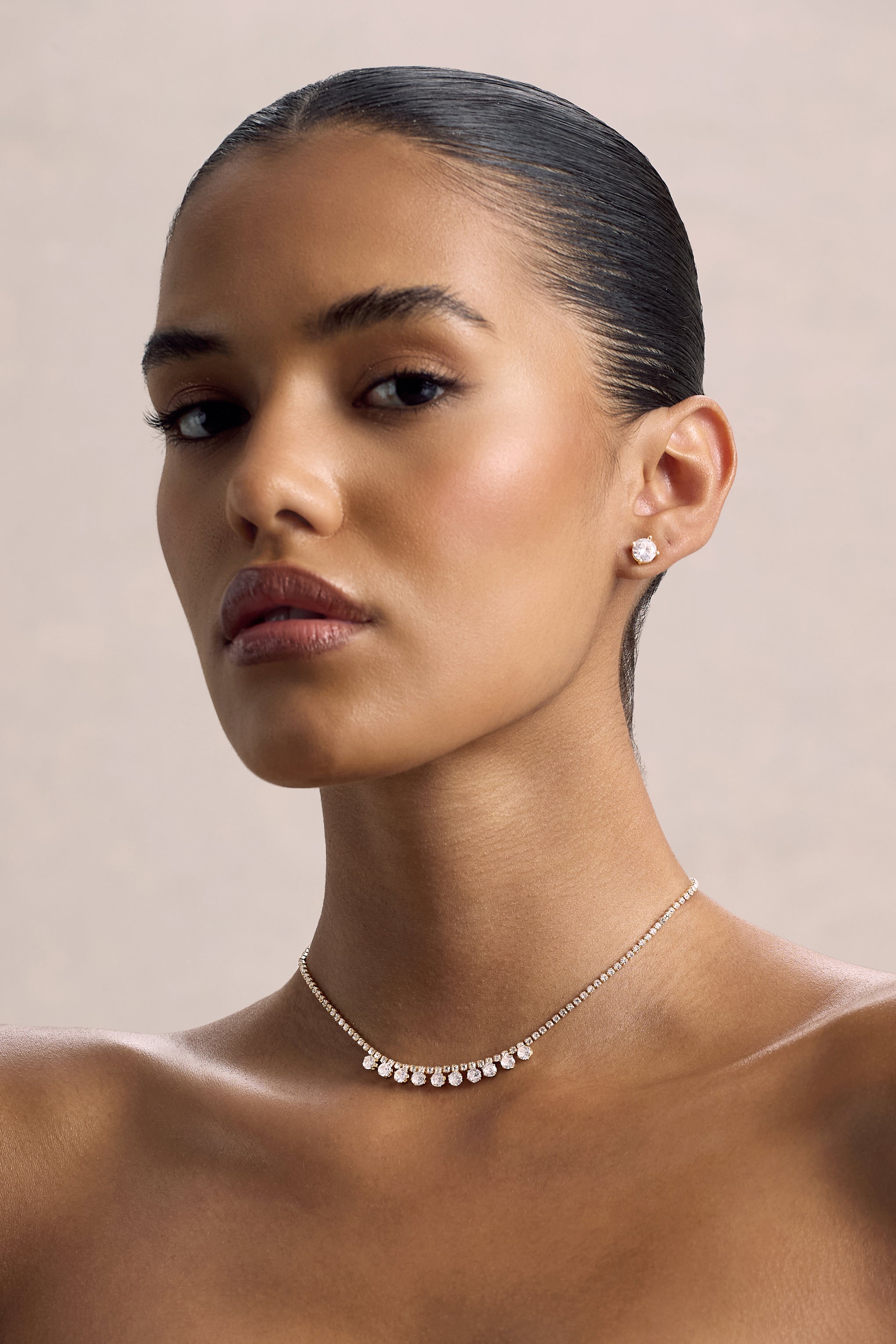 Kinsley | Altın Diamante Kolye
