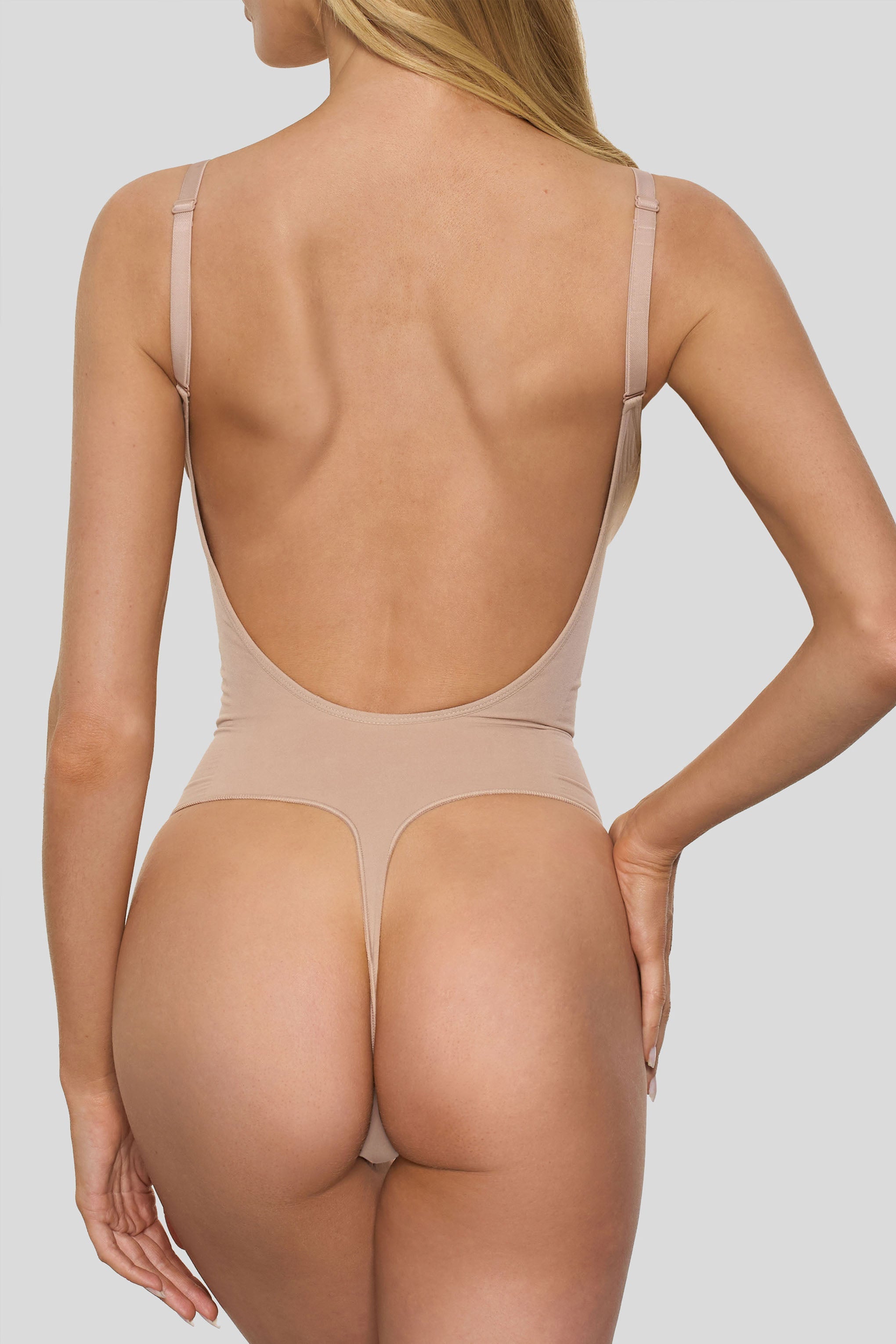 BOOMBA | Bej Bodysuit İp Şekillendirici