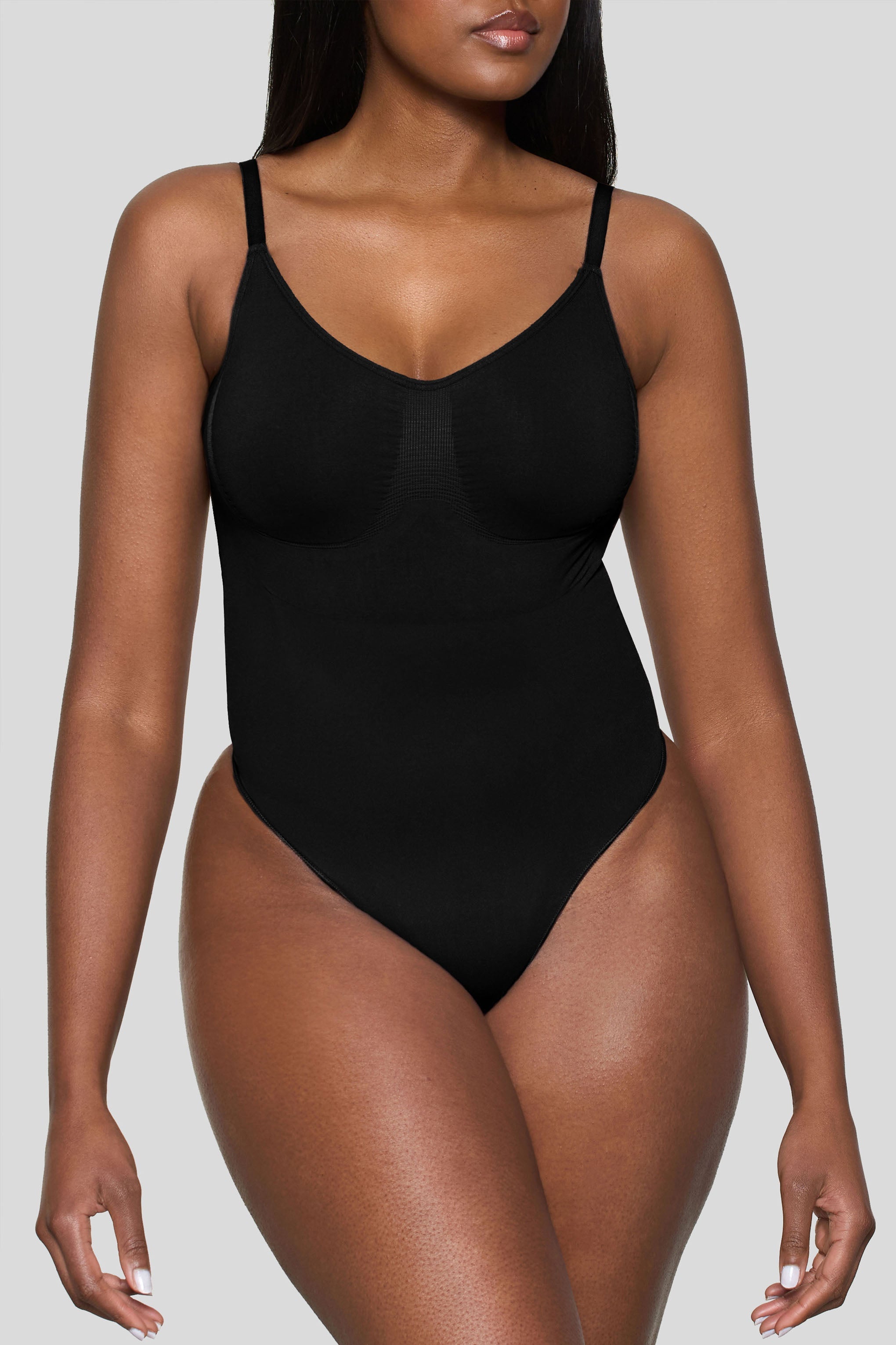 BOOMBA | Siyah Bodysuit Tanga Şekillendirici
